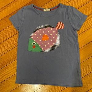 Mini Boden appliqué shirt